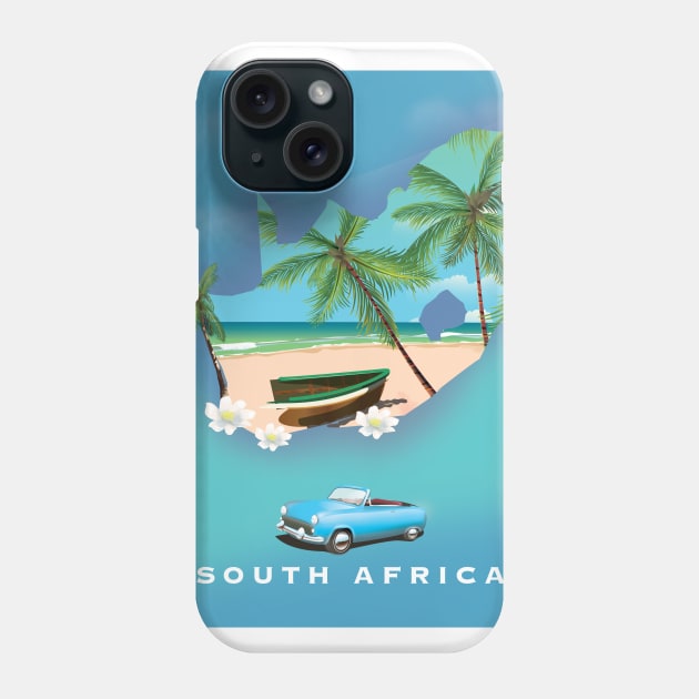 South Africa Map Phone Case by nickemporium1