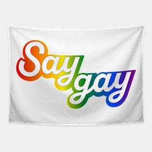 Say Gay Design 4 Tapestry