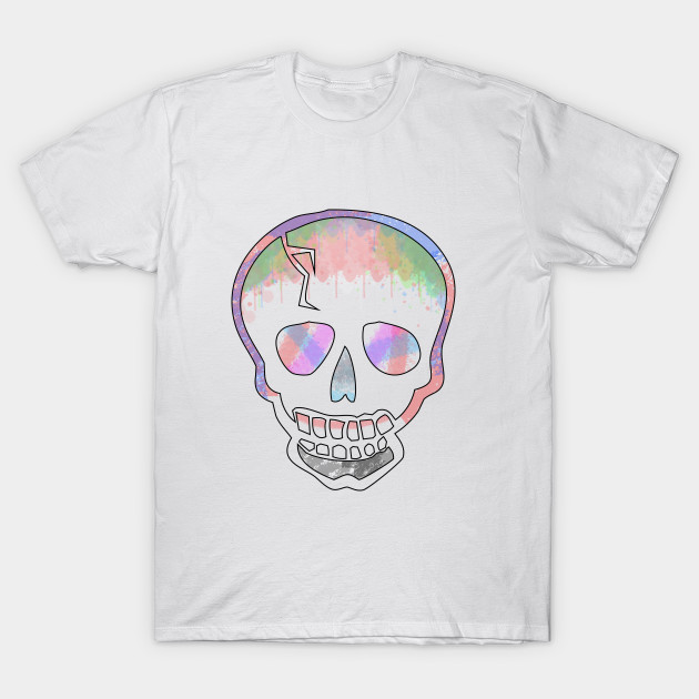 Painting Skeleton Head Skeleton Painting T Shirt Teepublic