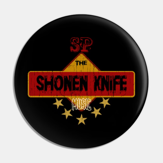 The Shonen Knife Pin by Kokogemedia Apparelshop