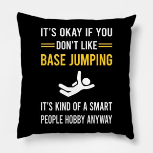 Smart People Hobby Base Jumping Jump Jumper Pillow
