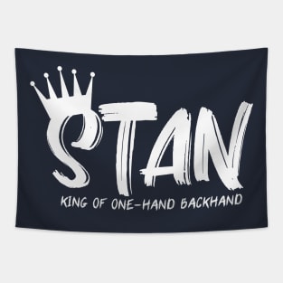 TENNIS: STAN, KING OF ONEHAND BACKHAND Tapestry