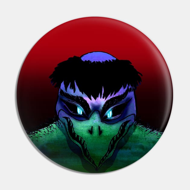 Kappa the mischievous river demon - red sun background Pin by mareescatharsis