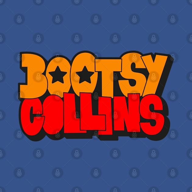 Bootsy Collins Funk Typography Design - Groovy and Legendary! by Boogosh