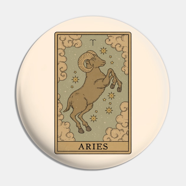 Aries Card Pin by thiagocorrea