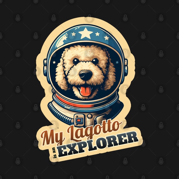 Astronaut Lagotto by k9-tee