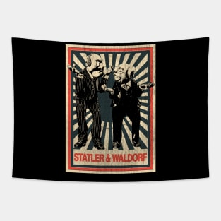 Vintage Poster Statler and Waldorf Tapestry