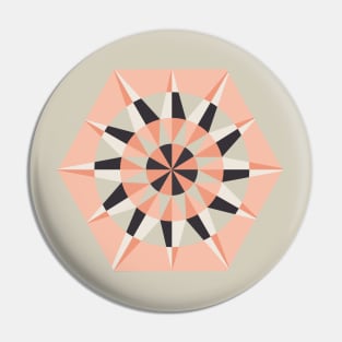 Kaleidoscope Retro Pearl Pin