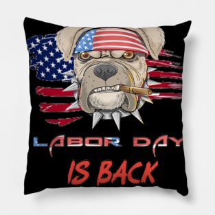 labor day holiday in usa Pillow