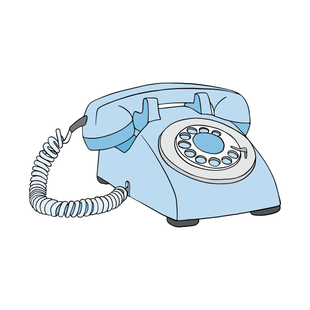 Vintage Telephone by murialbezanson