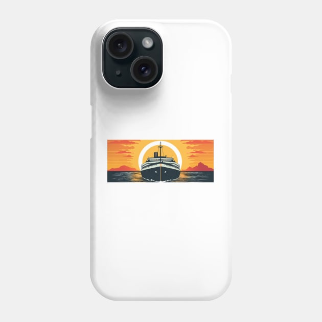 Seafarer's Journey: Unleash Your Inner Adventurer on a Cruise Ship Phone Case by CreativeWidgets