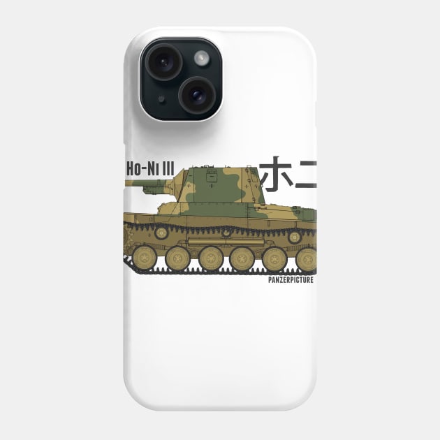 Type 1 Ho-Ni III Phone Case by Panzerpicture