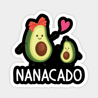 Nanacado Avocados Dance Happy Grandma Grandson Granddaughter Magnet