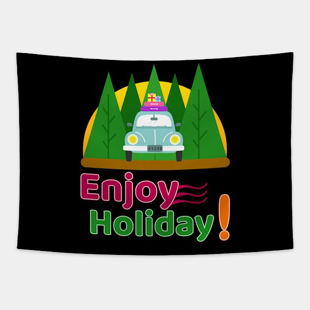 enjoy holiday funy gift Tapestry by we4you