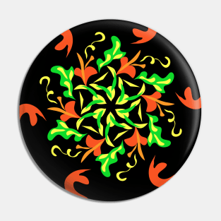 Mandala flowers abstract Pin