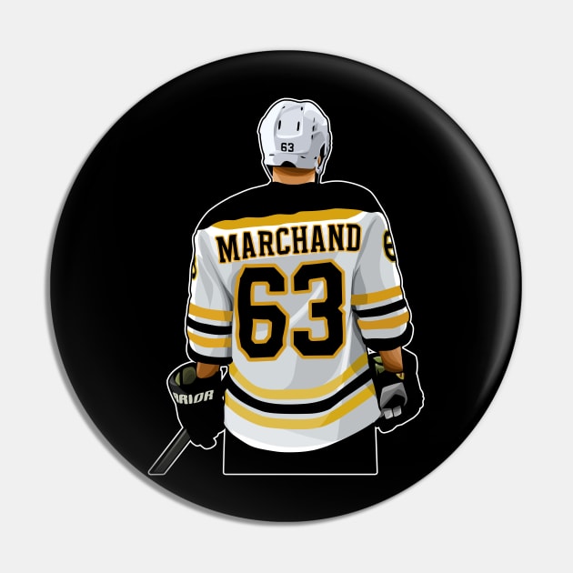 Brad Marchand #63 In Styles Pin by GuardWall17