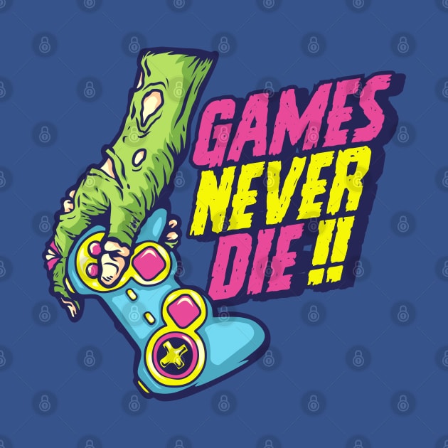 Gamers Never Die by machmigo