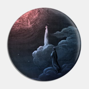 High Resolution Gustave Doré Paradiso Illustration The Fifth Heaven Mars Tinted Pin