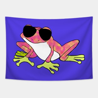 chill tree frog Tapestry