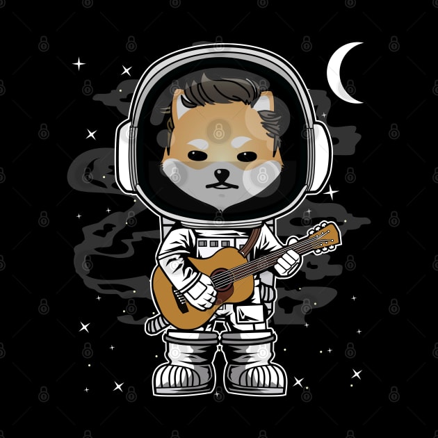 Astronaut Guitar Dogelon Mars ELON Coin To The Moon Crypto Token Cryptocurrency Blockchain Wallet Birthday Gift For Men Women Kids by Thingking About