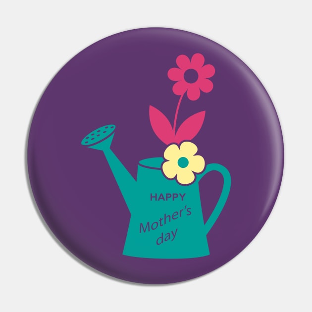 Happy mother's day Pin by grafart