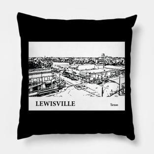 Lewisville Texas Pillow