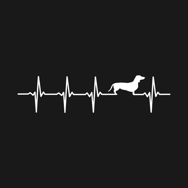 Disover Dachshund Heartbeat Gift For Dachshund Lovers - Dachshund - T-Shirt