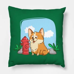 Hand Drawn German Shepherd Funny Pillow