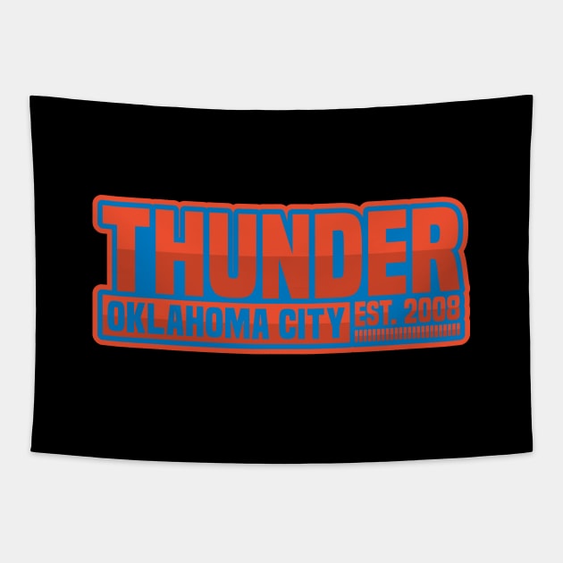 Oklahoma City Thunder 02 Tapestry by yasminkul