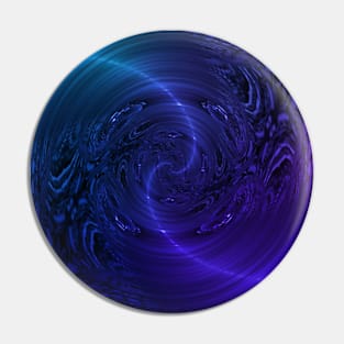 Marble Space Abstract Ombre Swirl Pin