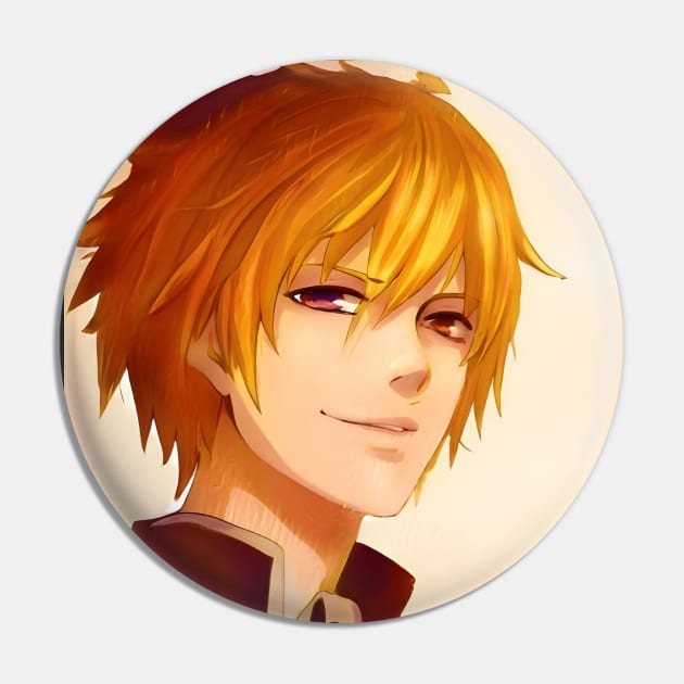 Blonde Hair Anime Boy Pin by animegirlnft