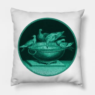 Pliny's Doves Roman Mosaic Pillow