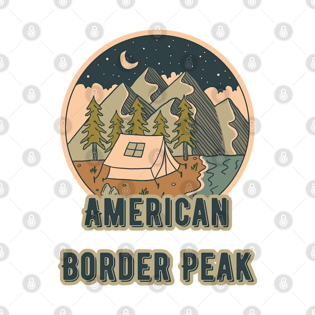 American Border Peak by Canada Cities