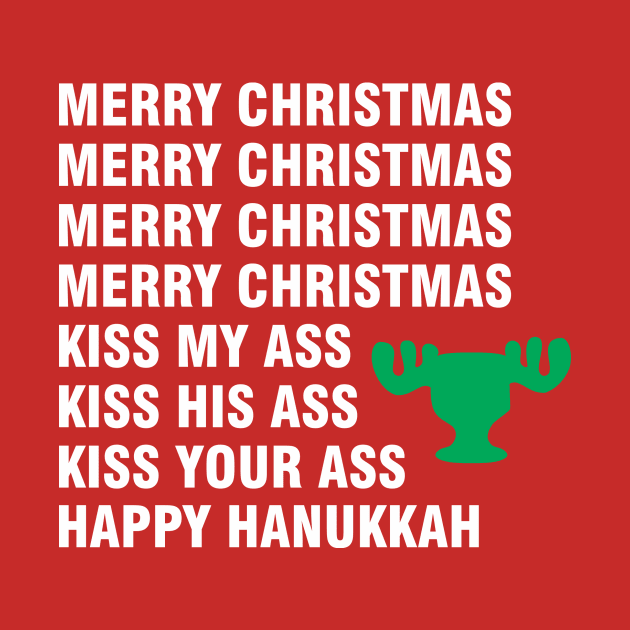 Merry Christmas Happy Hanukkah by Make it Festive