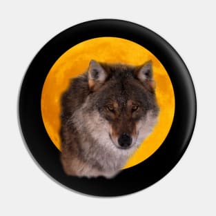 Wolf Moon Pin