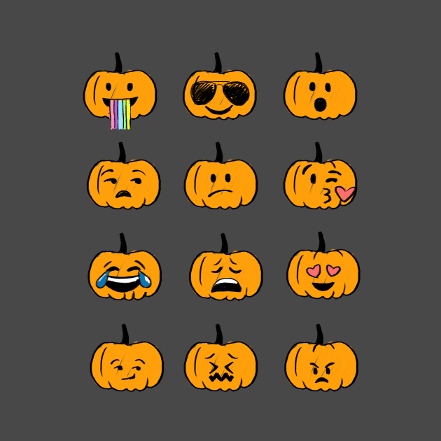 Pumpkin Emojis by dejaliyah