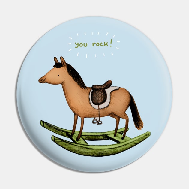 Rocking Horse Pin by Sophie Corrigan