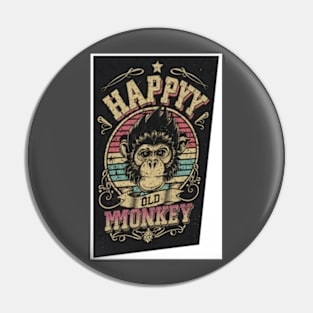 Happy Monkey Pin