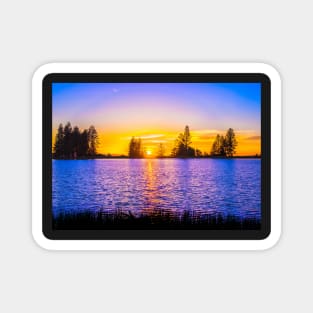 PURPLE SUNRISE DESIGN DESIGN Magnet