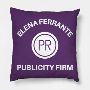 Elena Ferrante Publicity Firm Pillow