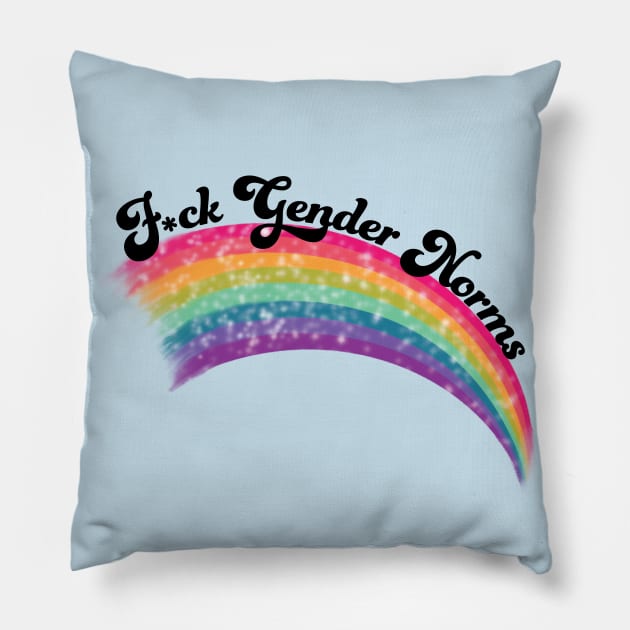 F*ck Gender Norms Pillow by Sunshine&Revolt