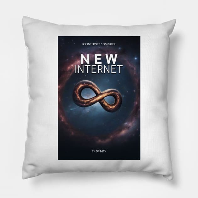 ICP Internet Computer Pillow by NB-Art