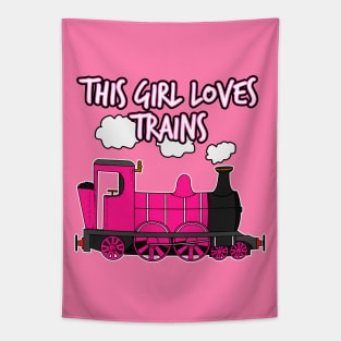 This Girl Loves Trains, Steam Train Tapestry