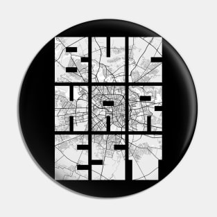 Bucharest, Romania City Map Typography - Light Pin