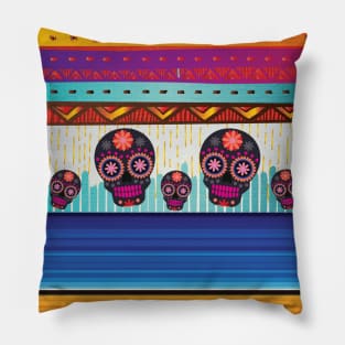 Day of the Dead Halloween Pillow