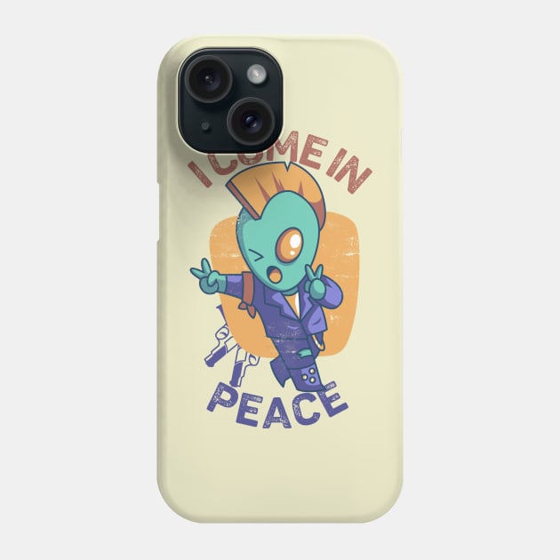 I Come In Peace Phone Case by alcoshirts