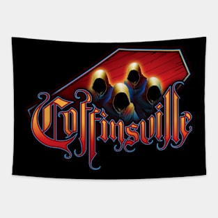 Coffinsville with death Tapestry