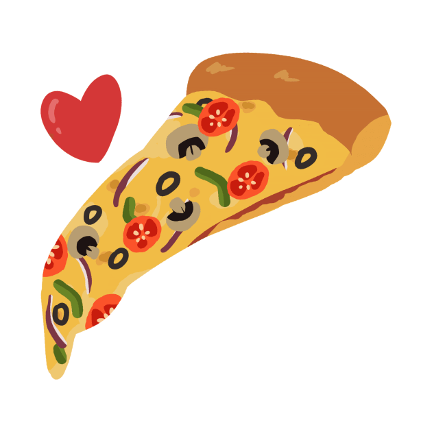 Pizza Love (veggie) by chimaerok