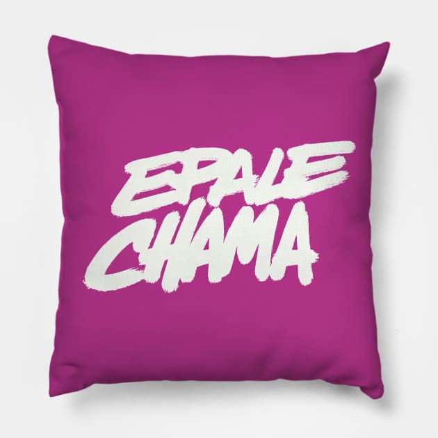 Epale chama Pillow by industriavisual