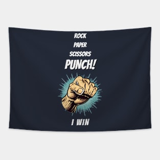 Rock Paper Scissors Punch! Tapestry